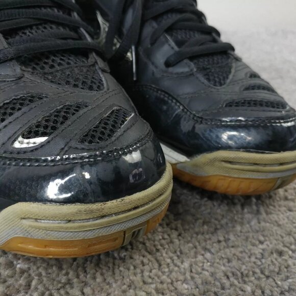 Mizuno Wave Rally 5 Womens Size 11 Volleyball Shoes Black Low Top Lace Up - Picture 6 of 12